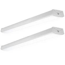 LED Shop Light, 4ft Wraparound, 3500 Lumens -Sunco Lamp Store Sunco Harper Wraparound MainImage 2PK