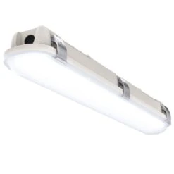 2ft LED Vapor Tight Fixture, 25W/20W/15W, Selectable Wattage & CCT , 3250 Lumens