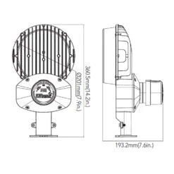 Silver Gray LED Barn Light, 65W, Dusk To Dawn, Non-Dimmable, 8800 Lumens -Sunco Lamp Store barn light 04 ec308ff9 0498 4433 b0f2 85354a1504a2 1